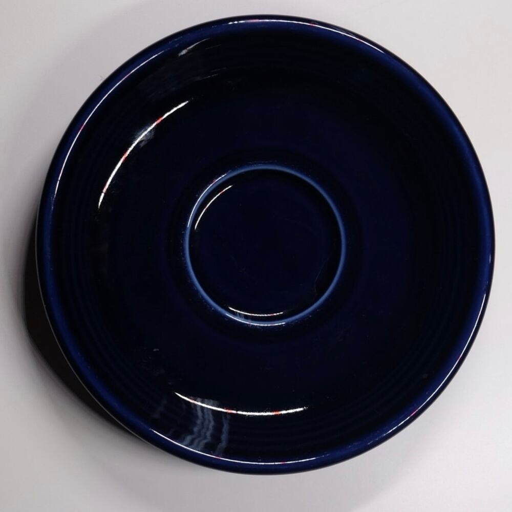 Fiesta Cobalt Blue Saucer Post-1986 USA Homer Laughlin AAAC Lead Free